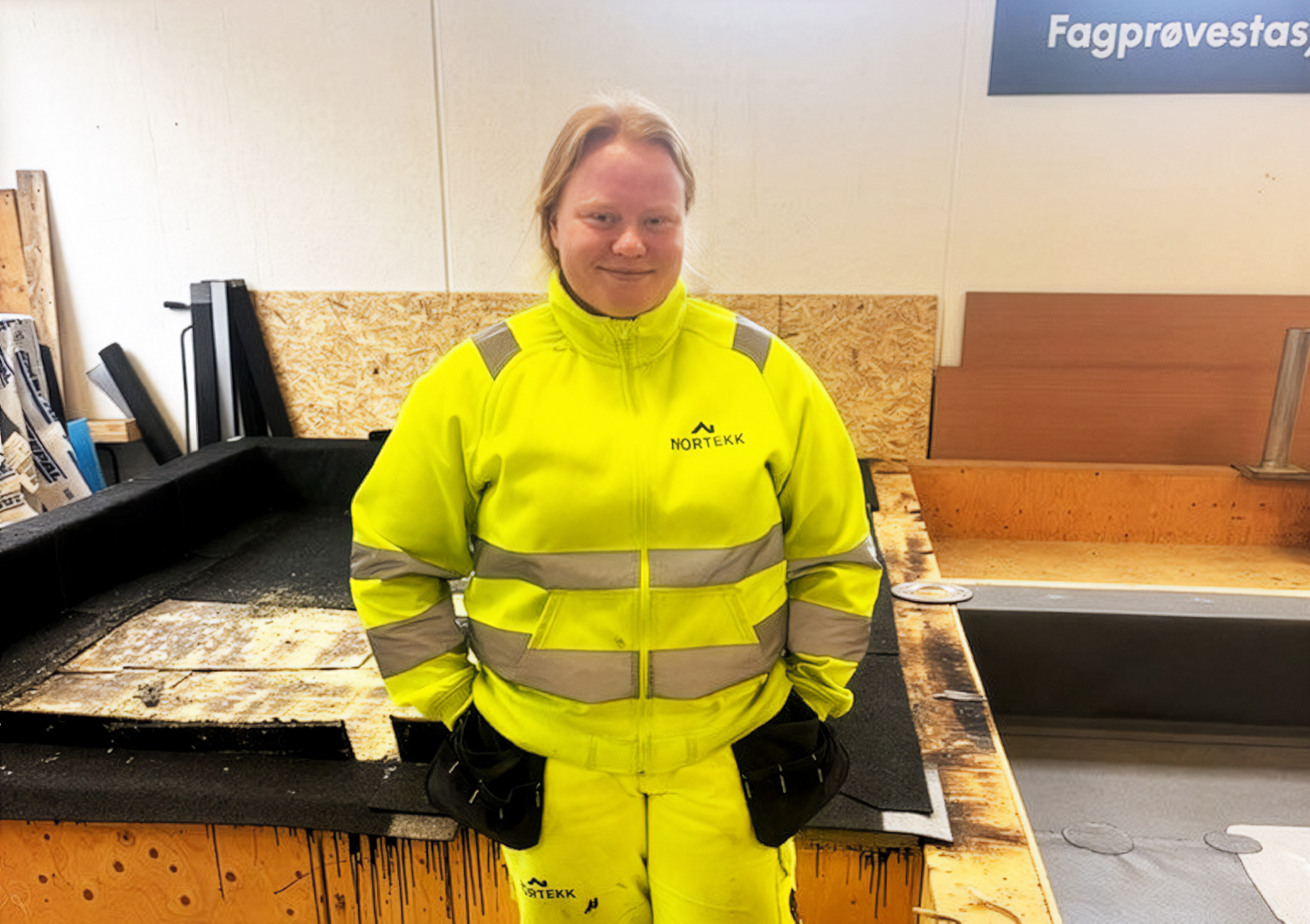 Vår første kvinnelige taktekker