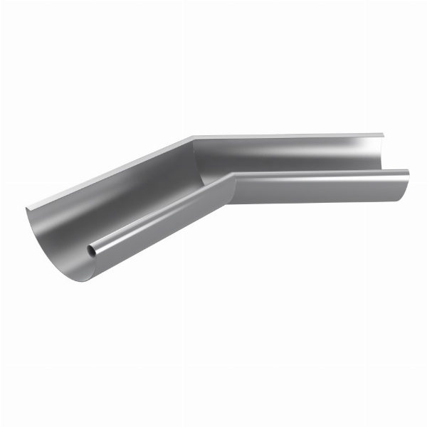 Rennevinkel 135 grader innvendig aluminium 120mm | Takrenner | Grøvik