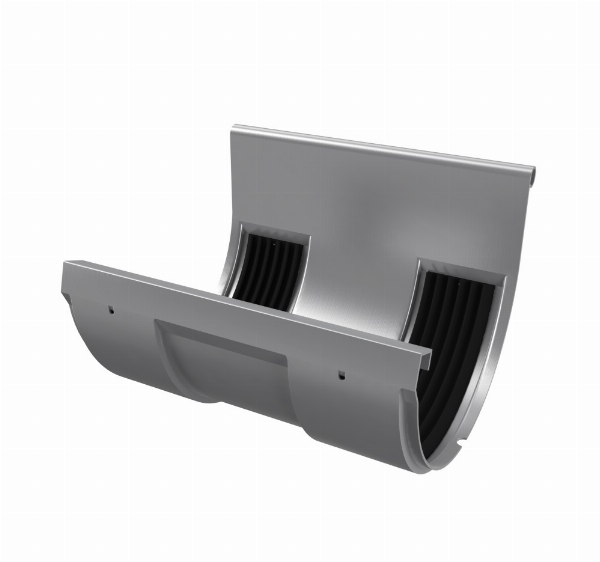 Renneskjøt aluminium 120mm | Takrenner | Grøvik