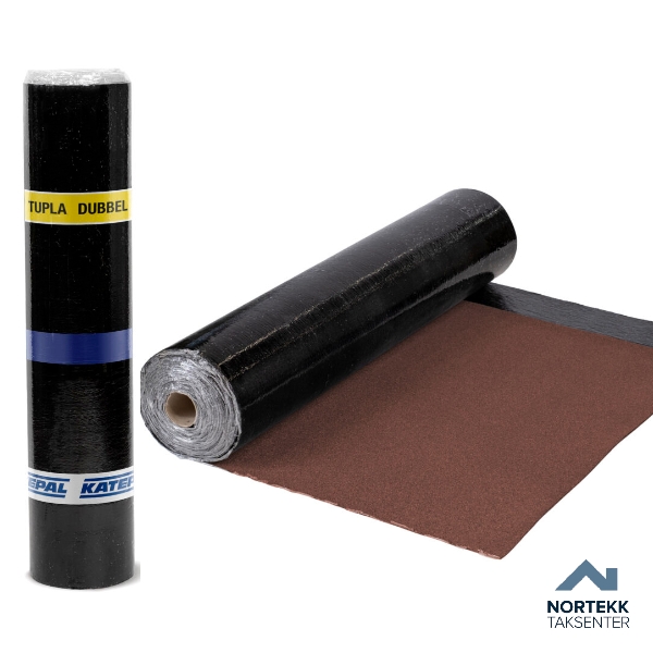  Katepal Tupla sveisepapp 1x8 m rød | Takpapp