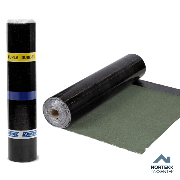  Katepal Tupla sveisepapp 1x8 m grønn | Takpapp