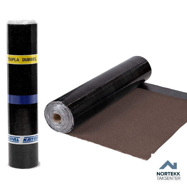  Katepal Tupla sveisepapp 1x8 m brun | Takpapp